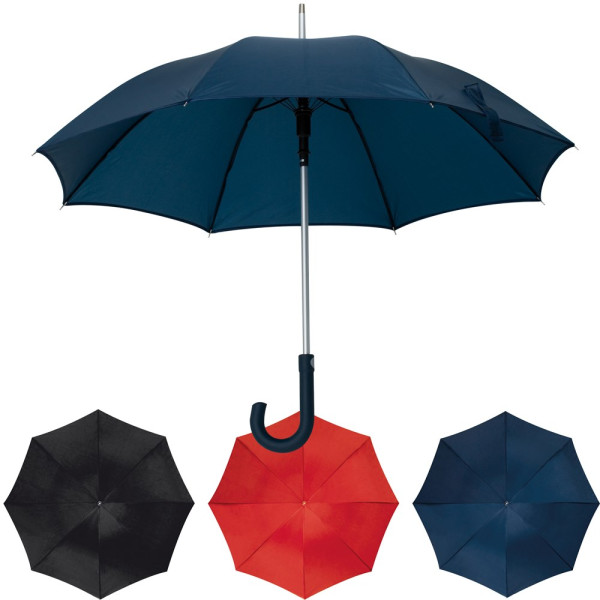 Automatik Regenschirm aus Polyester mit Alugestänge