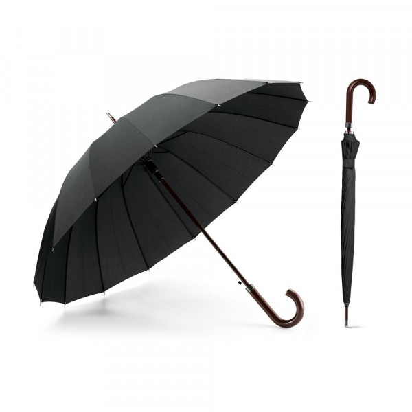 HEDI. Regenschirm mit 16 Stangen aus 190T-Pongee mit automatischer Öffnung