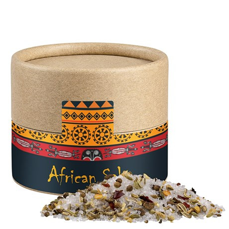 Afrikanisches Salz, ca. 50g, Biologisch abbaubare Eco Pappdose Mini