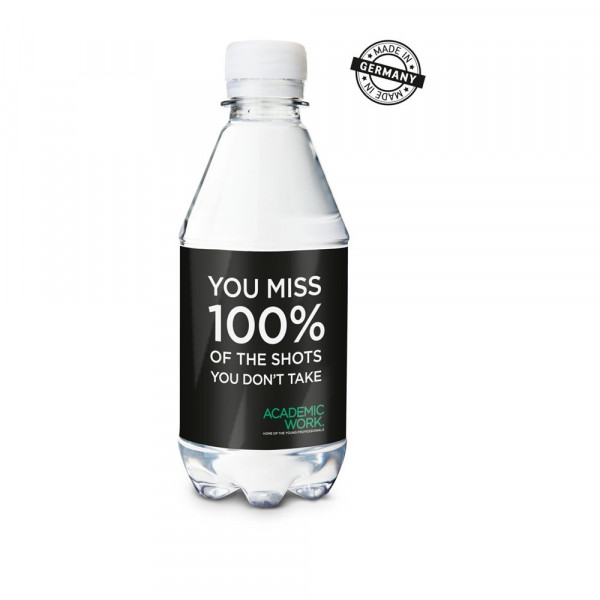 330 ml PromoWater – Mineralwasser mit Kohlensäure, Hergestellt in Deutschland