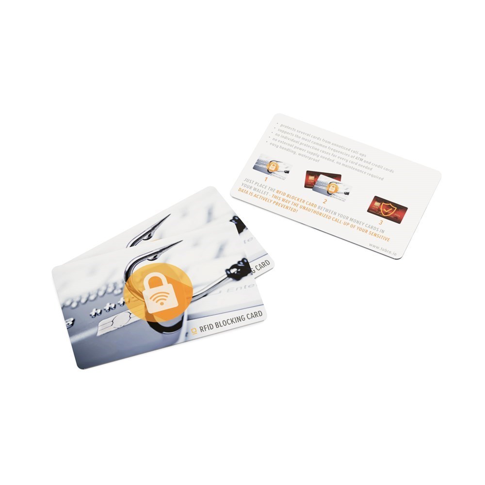RFID Blocker Karte - Premium Schutz Express 24h als Werbeartikel