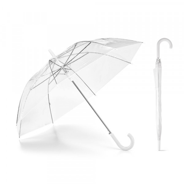 NICHOLAS. Transparenter POE-Regenschirm mit automatischer Öffnung