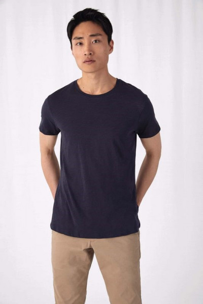 B&C Men's Slub Organic Cotton Inspire T-shirt