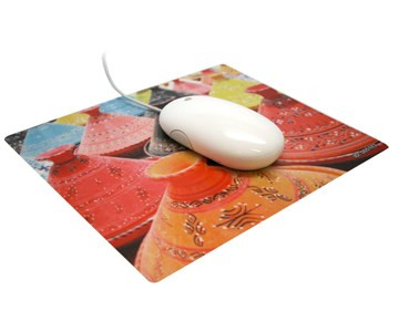 Mousepad SLIM-pad, Form Square 1, 200 x 240 mm, 0,4 mm dünn