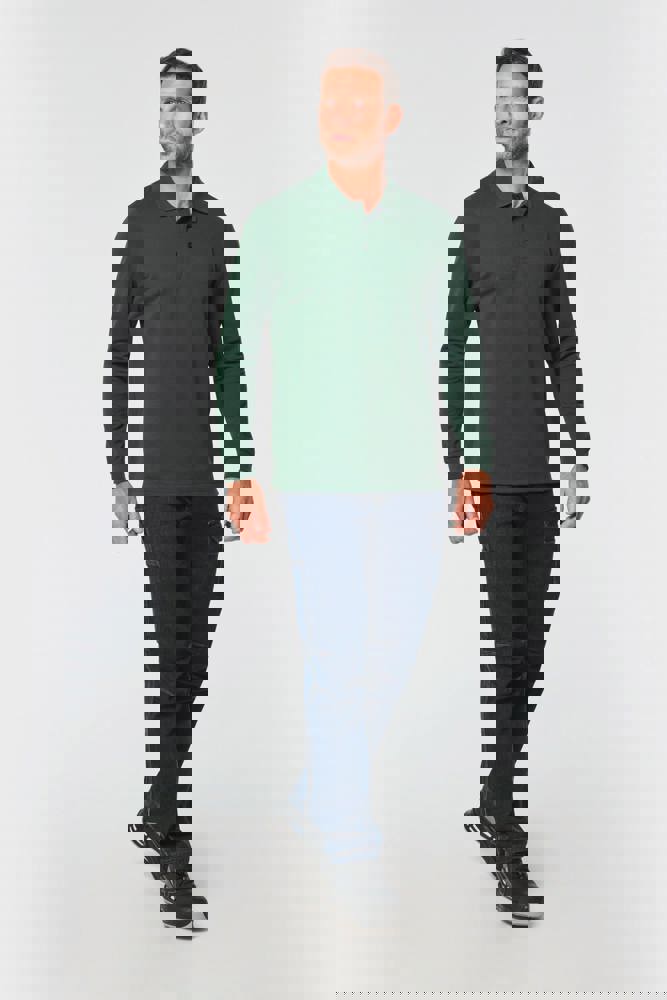 WK276CX - Polohemd mit langen Ärmeln