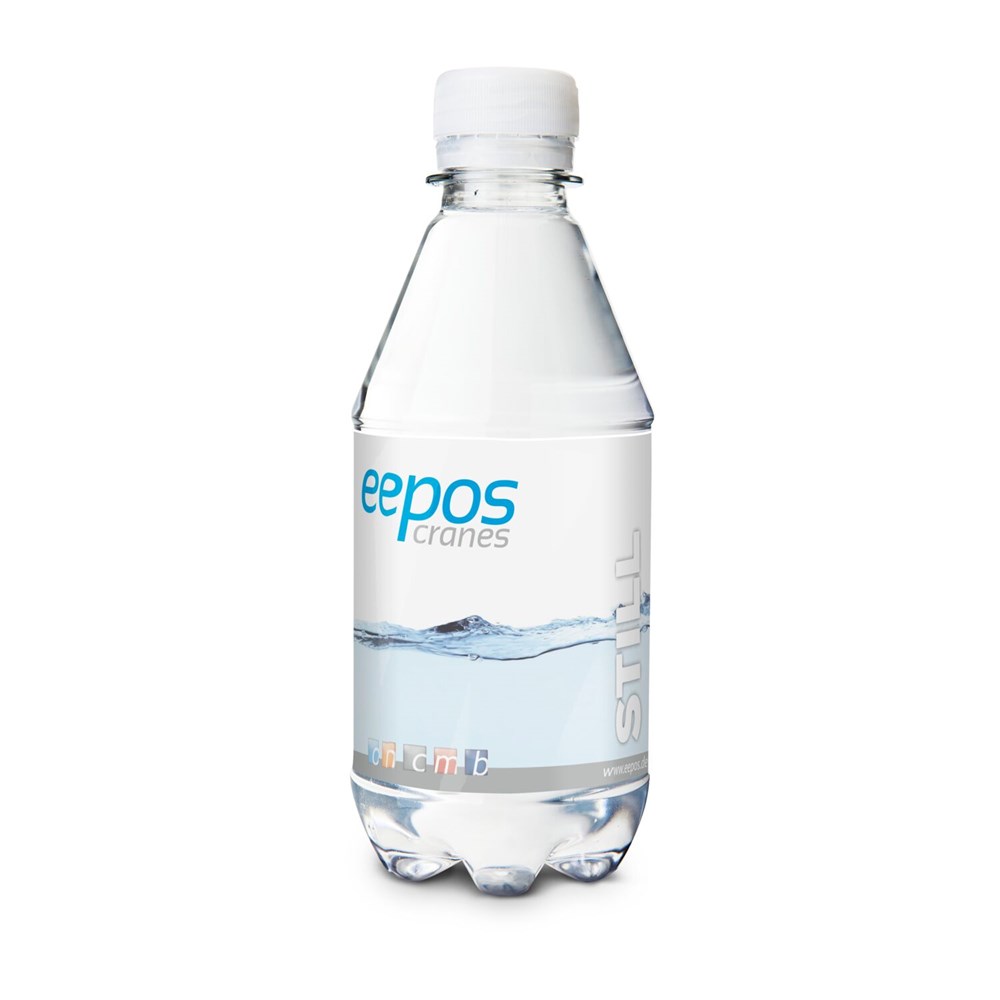 330 ml PromoWater - Mineralwasser, still, Hergestellt in Deutschland - Folien-Etikett