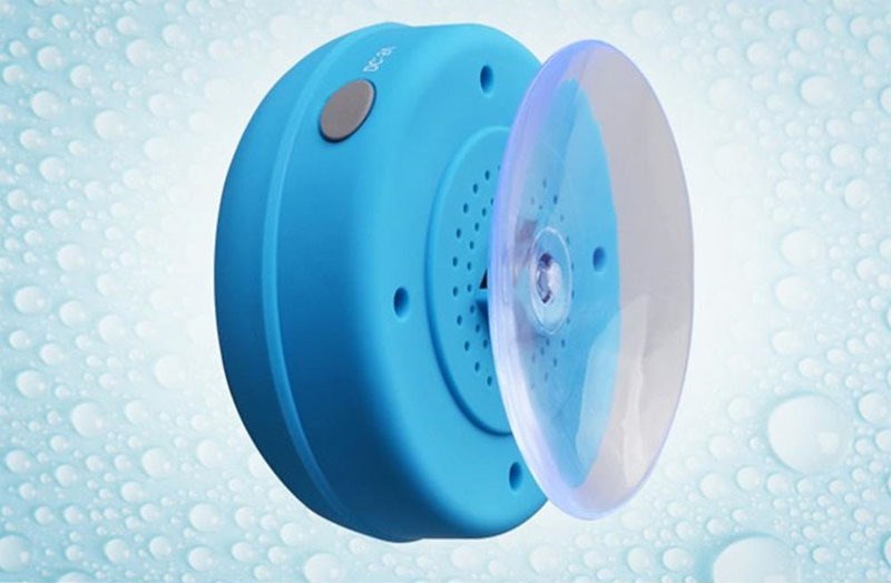 Wasserdichter Bluetooth-Lautsprecher "SHOWERbeatBOX" grün