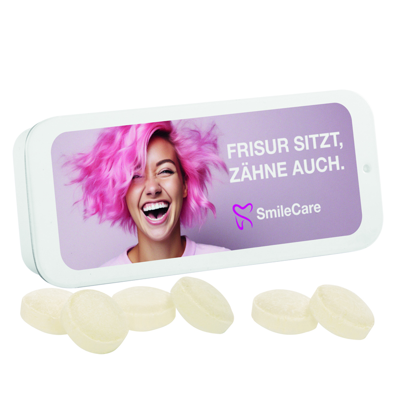 Schiebedeckeldose, Mini Bonbons Japanische Minze