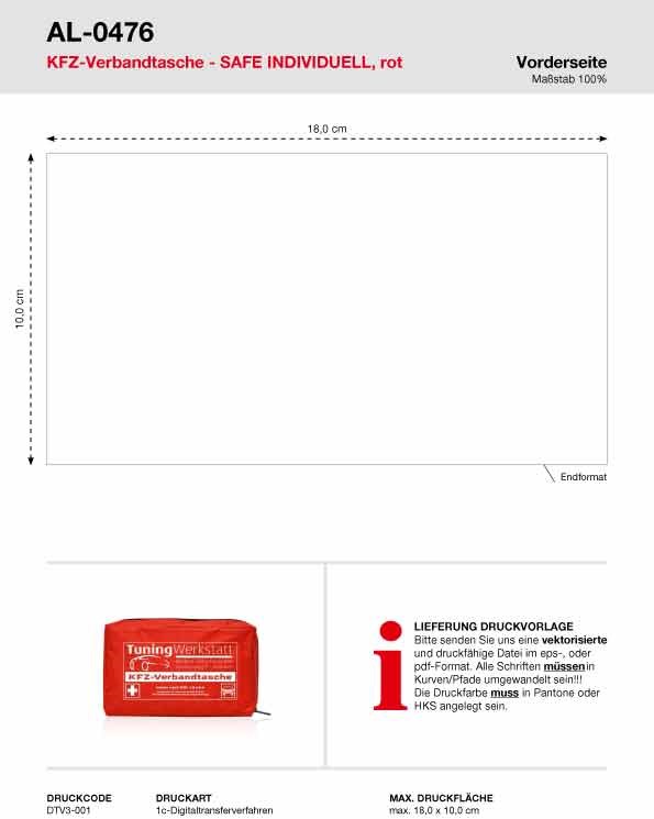 KFZ-Verbandtasche, SAFE INDIVIDUELL
