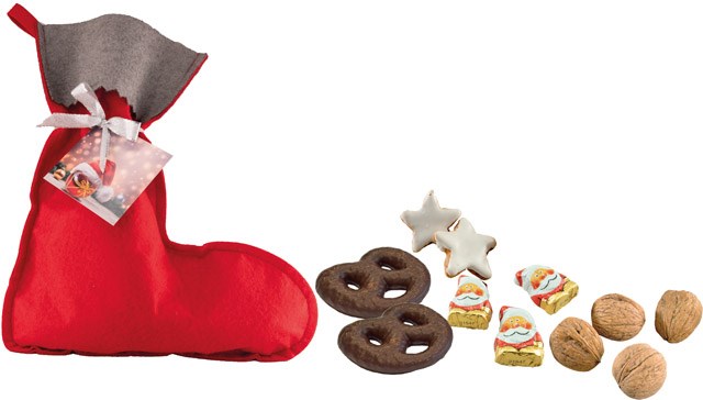 Süßer Nikolausstiefel, 1-4 c Digitaldruck inklusive