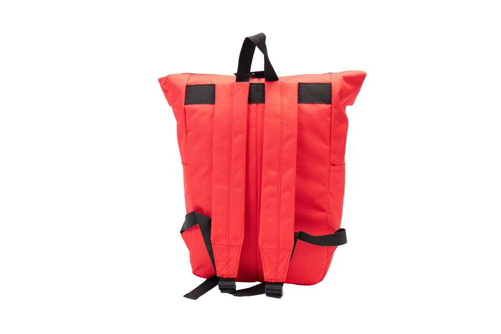Recycle Bags Basic rolltop rucksack, Rot