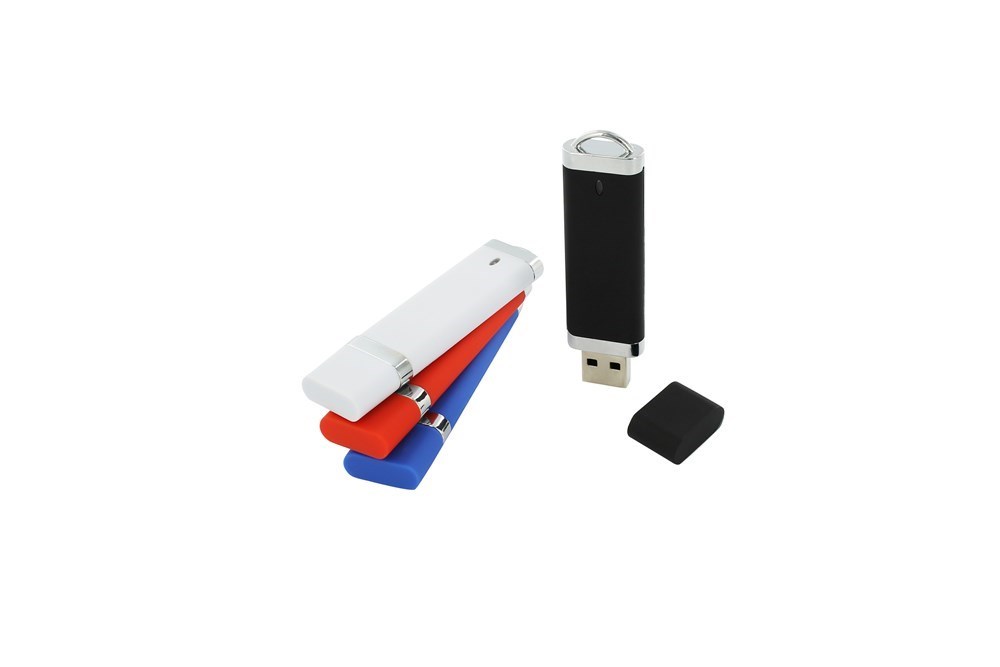 USB-Stick C10 USB 2.0 Flash Disk  32 GB Weiß matt (gummiert)USB 2.0 Flash Disk 32 GB