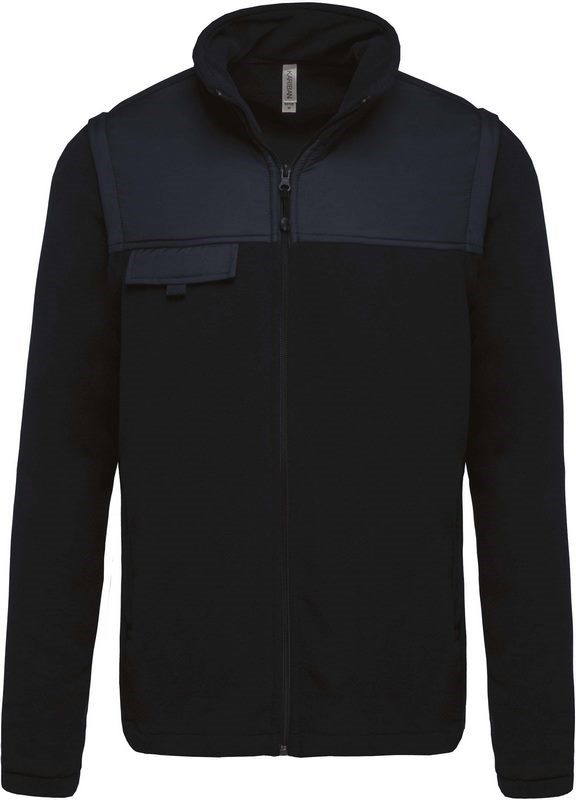 WK. Designed To Work Fleecejacke mit abnehmbaren Ärmeln