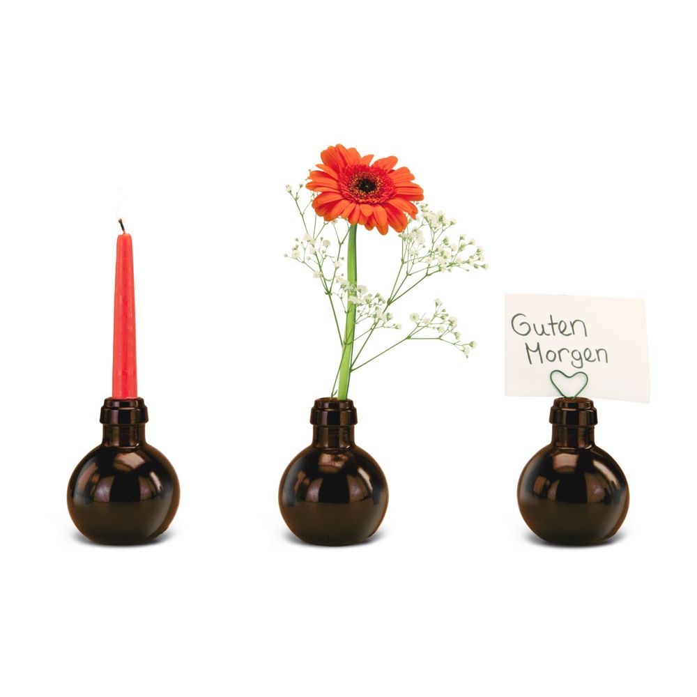 Kleinste Sektflasche der Welt! Alles Liebe - Inklusive Geschenkkarton in Schwarz, 125 ml