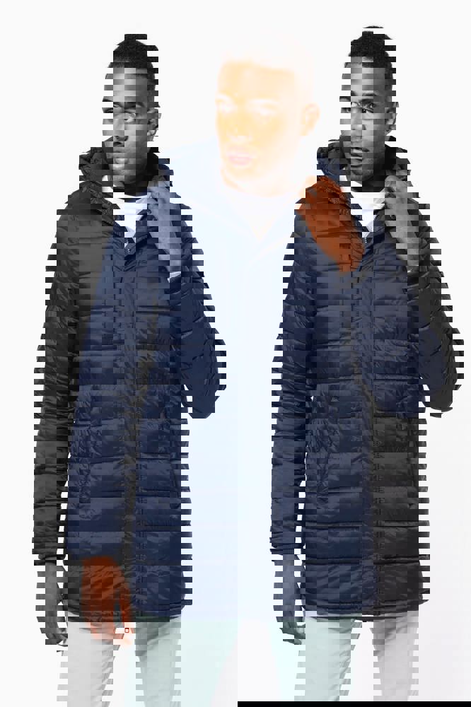 K6128 - Leichter Herren-Daunenparka mit Kapuze