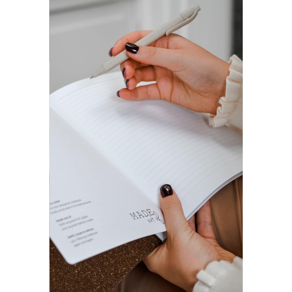 Recycled Leather Refillable Notebook A5 Notizbuch