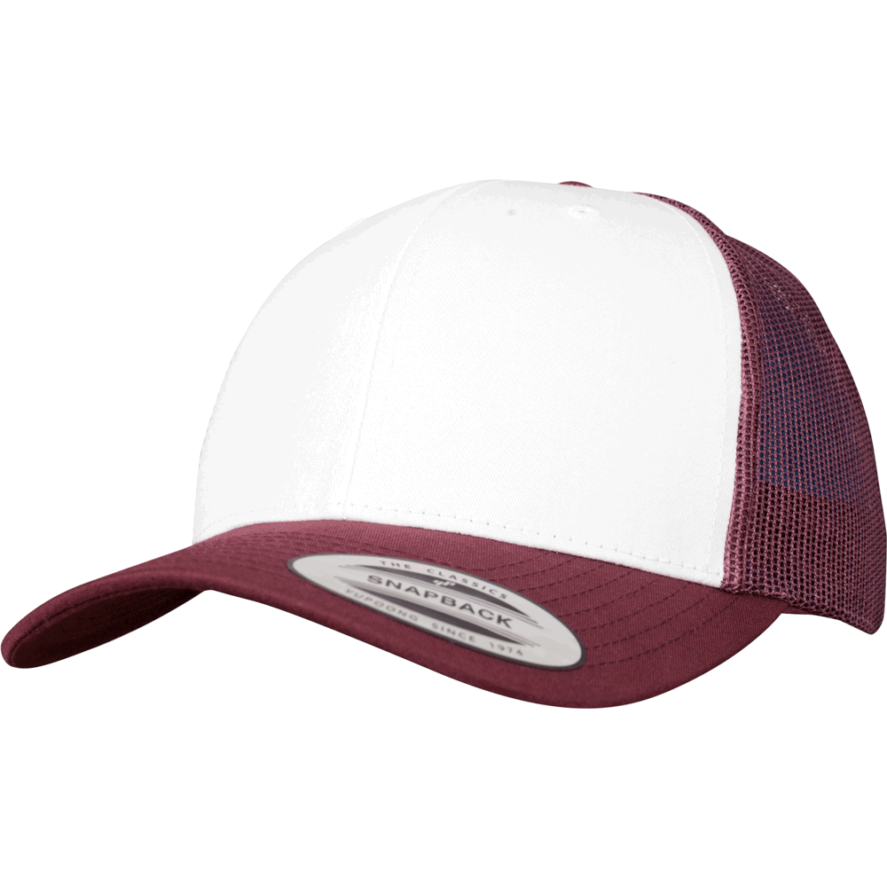 maroon/white/maroon