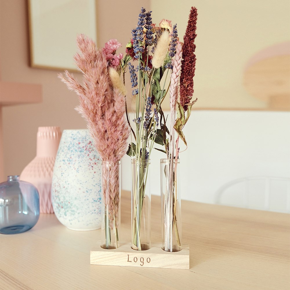 Trockenblumen im Briefkasten Groß, Gelb