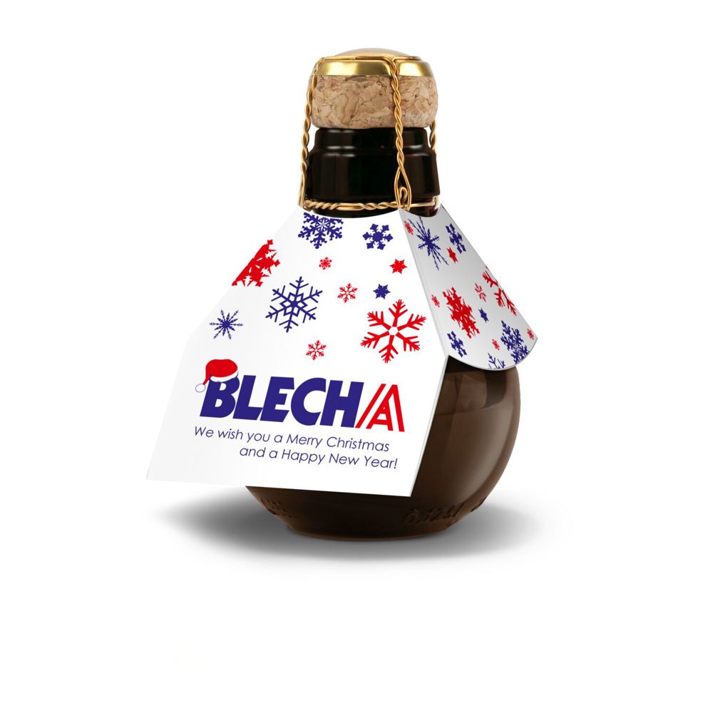 Kleinste Sektflasche der Welt! Alles Liebe - Inklusive Geschenkkarton in Schwarz, 125 ml