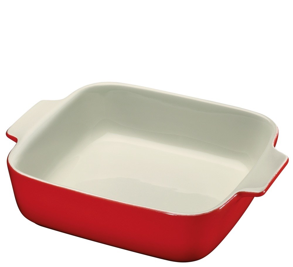 Küchenprofi Auflaufform quadratisch 28 cm rot PROVENCE