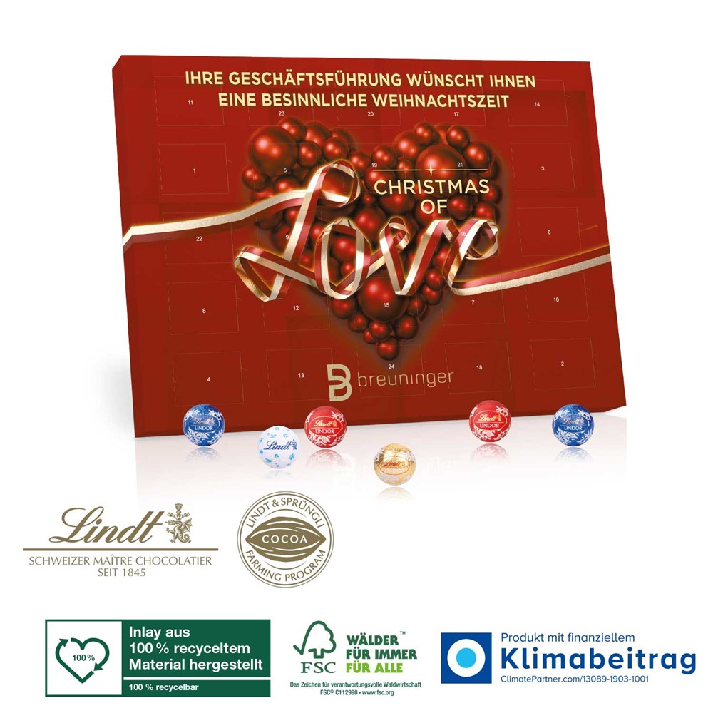 Tisch-Adventskalender Lindt "Gourmet Edition"