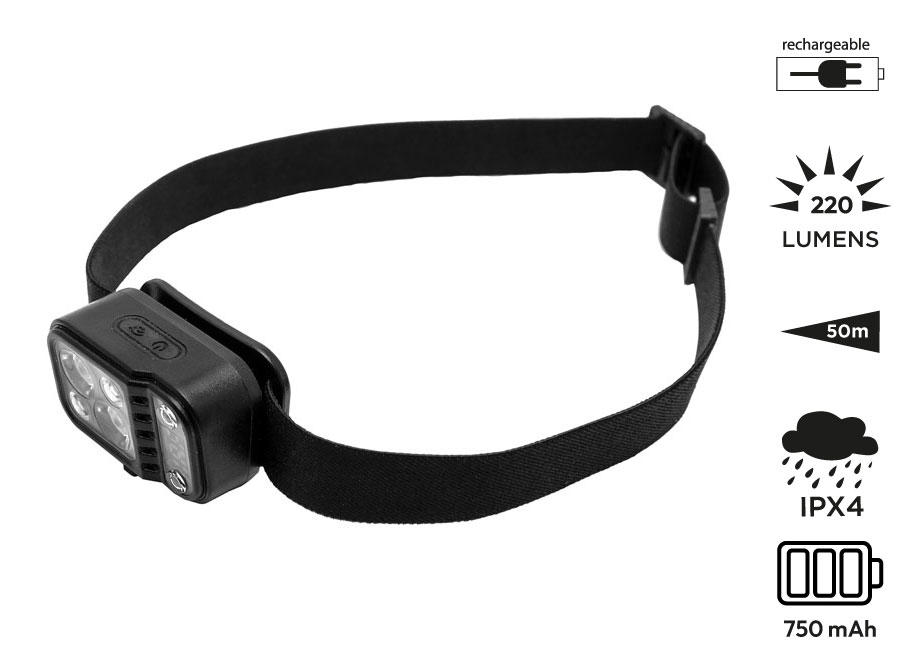 Wiederaufladbare Stirnlampe 5W 'Orion'
