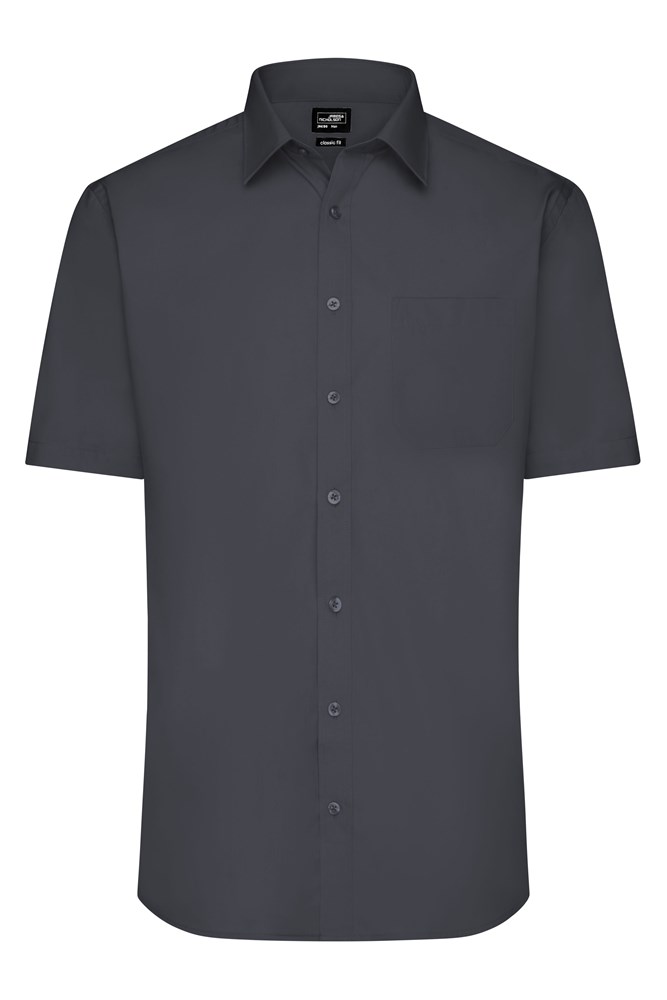 Men's Shirt Short-Sleeved Poplin
