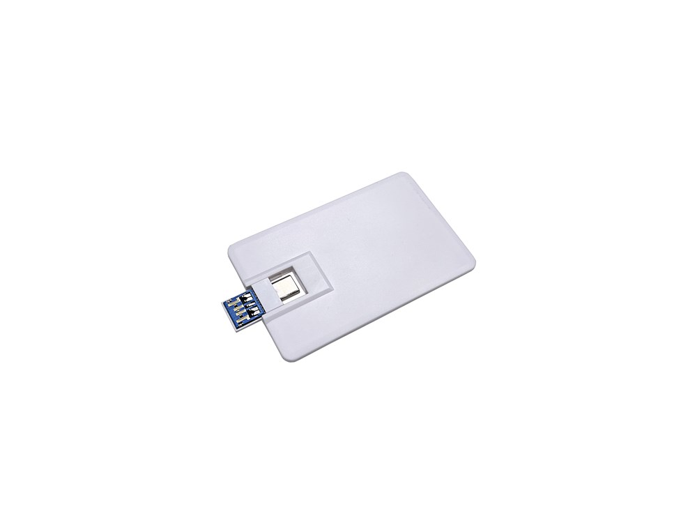 USB-Stick Credit Card 5 Typ C USB 2.0 COB   8 GB WeißWeißUSB 2.0 Flash Disk 8 GB