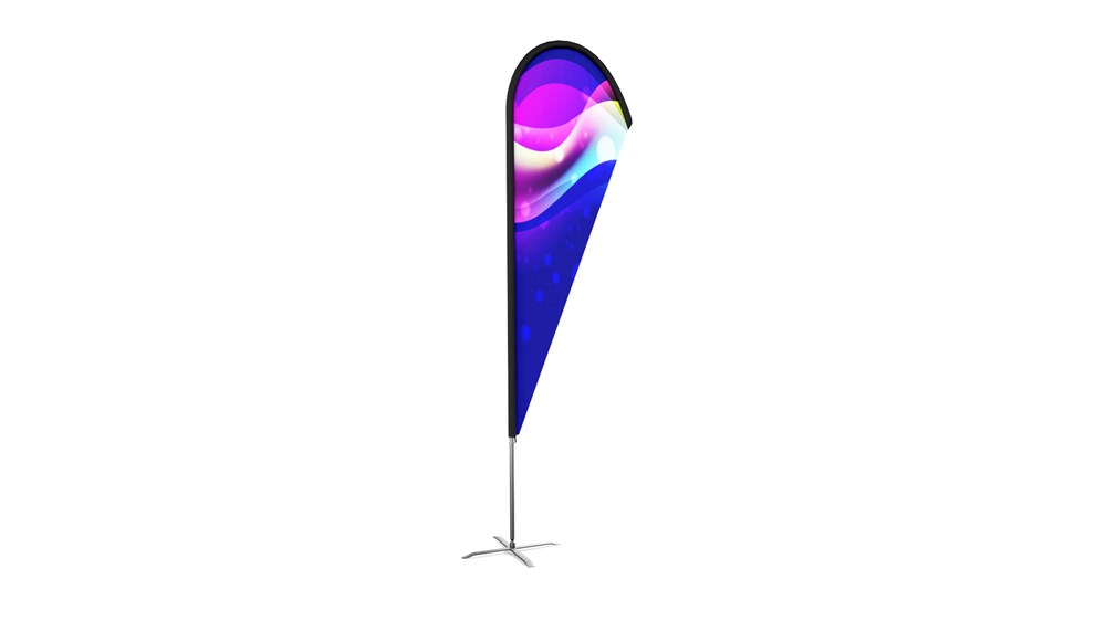 Beachfahne Tropfenform 4m