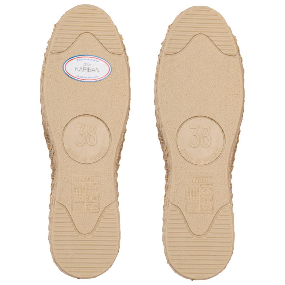 K841 - Mule im Espadrille-Stil