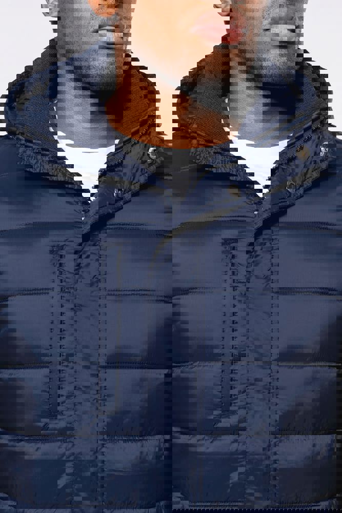K6128 - Leichter Herren-Daunenparka mit Kapuze