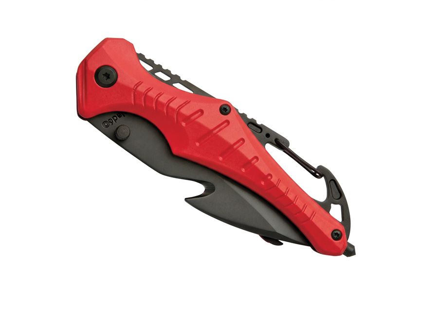 Rettungsmesser 'Emergency', rot