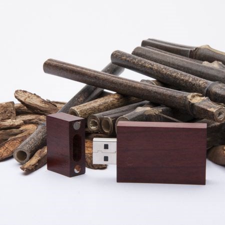 USB-Stick Holz Star-Rosewood-512 MB