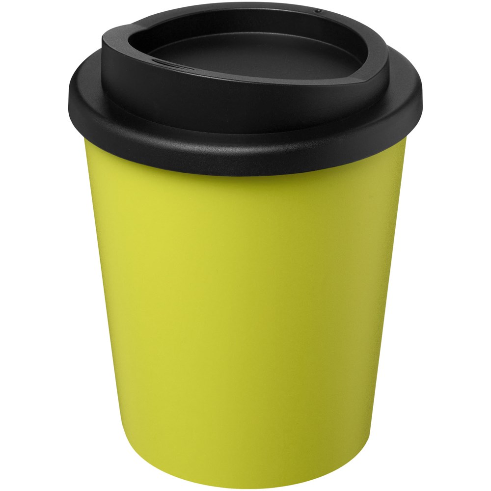 Americano® Espresso 250 ml recycelter Isolierbecher - limone, schwarz