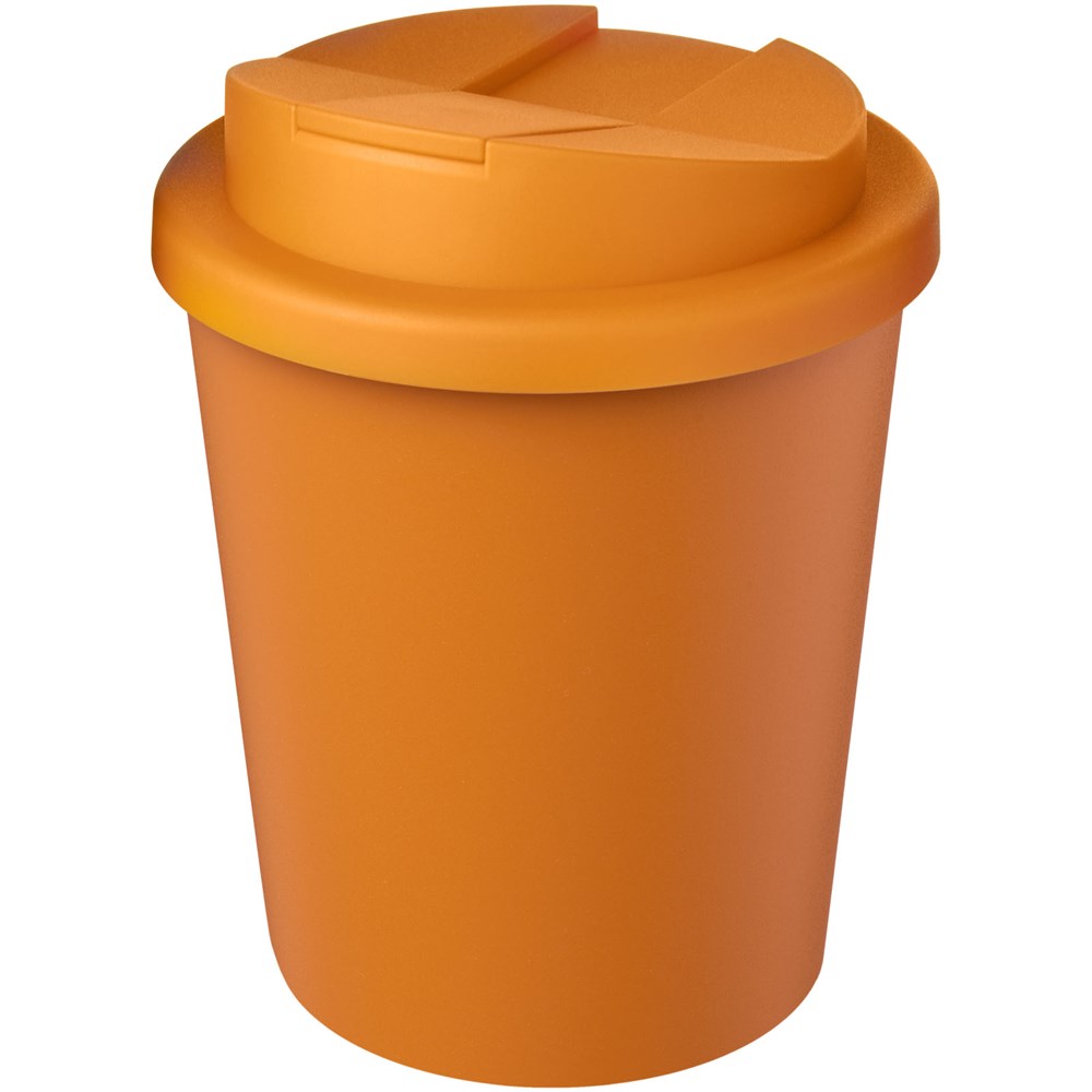 Americano® Espresso Eco 250 ml recycelter Isolierbecher mit auslaufsicherem Deckel - orange