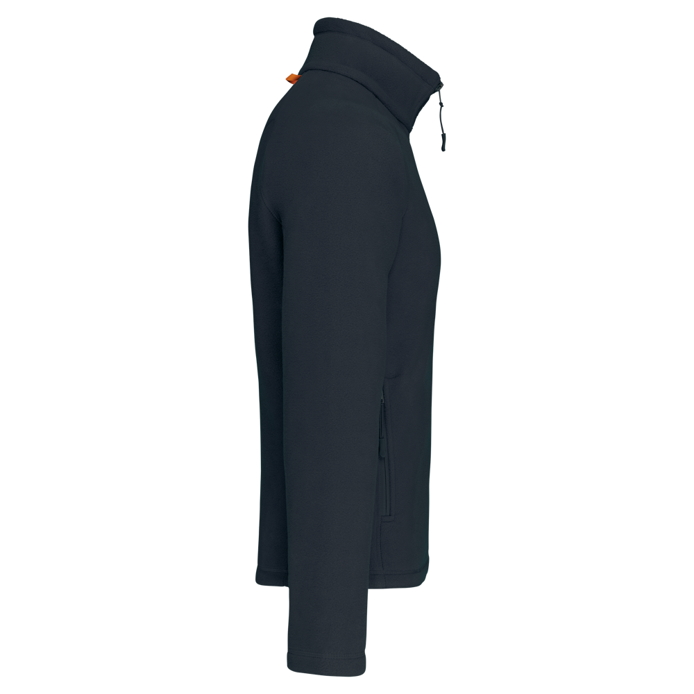 K917 - Mikrofleece-Jacke mit Reißverschluss Raglanärmel für Herren
