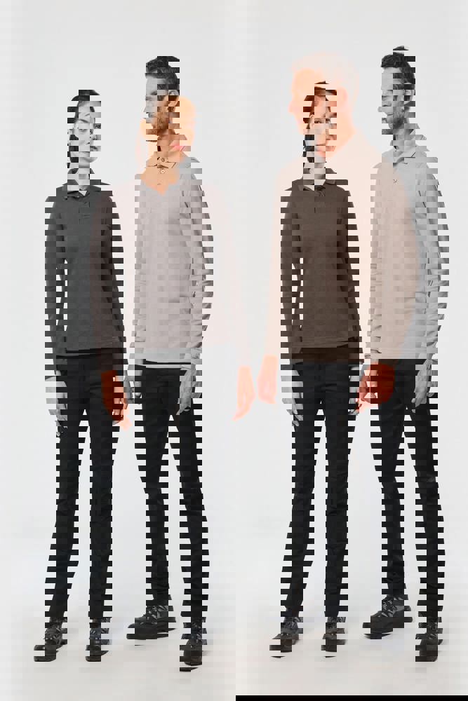 WK276CX - Polohemd mit langen Ärmeln