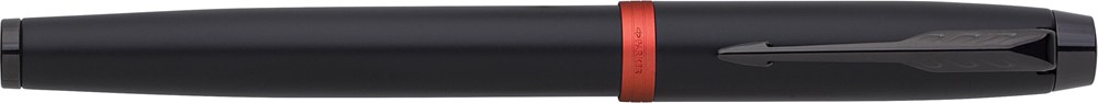 Parker IM Vibrant Rings PVD Rollerball - schwarz/orange