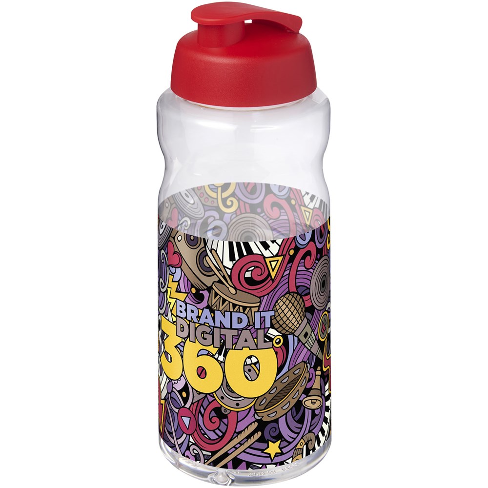 H2O Active® Big Base 1L Sportflasche mit Klappdeckel 