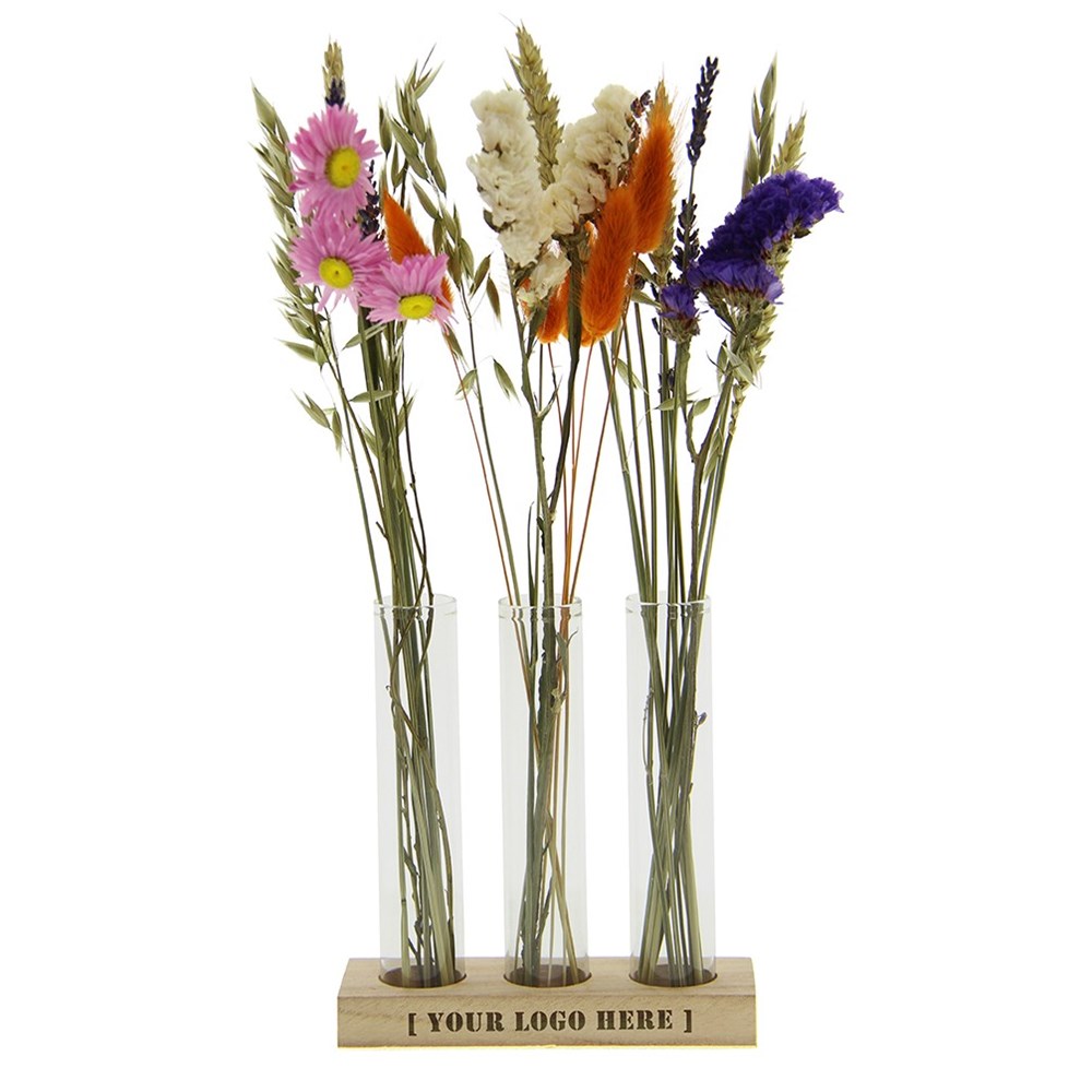 Trockenblumen im Briefkasten Groß, Gelb