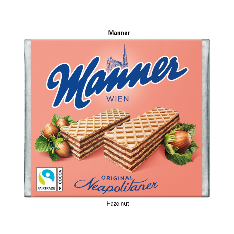 Manner Original im Werbeschuber