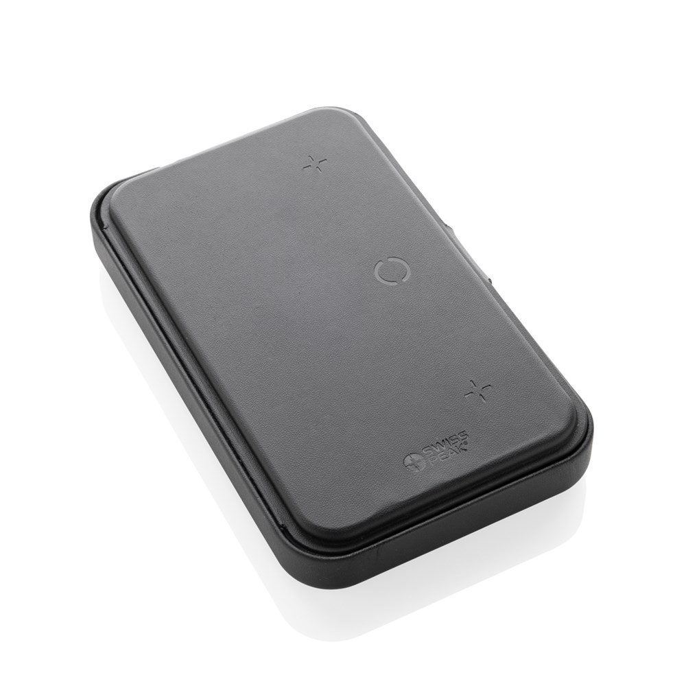 Swiss Peak Travel-Case aus RCS rec. PU mit 3-in-1-Charger