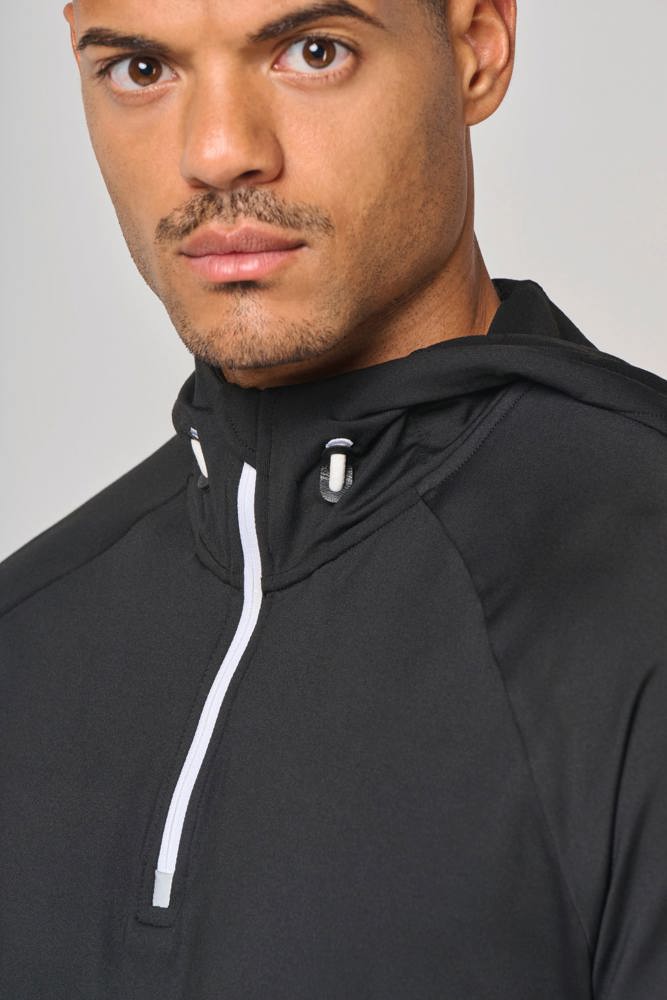 PA360 - Kapuzen-Sweatshirt 1/4 Sport-Reißverschluss Unisex