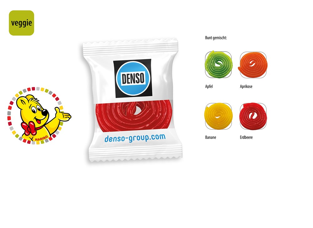 HARIBO Fruchtschnecke Werbetüte 1 Stück  ,  Inhalt:  HARIBO Fruchtschnecke