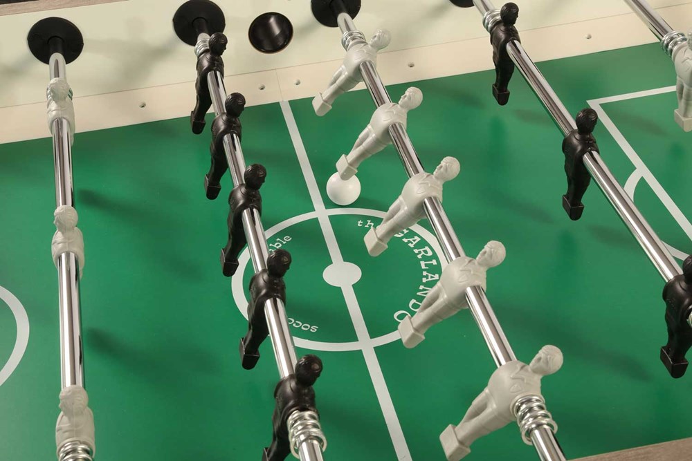 individuell 4c-bedruckter Tischkicker Premium