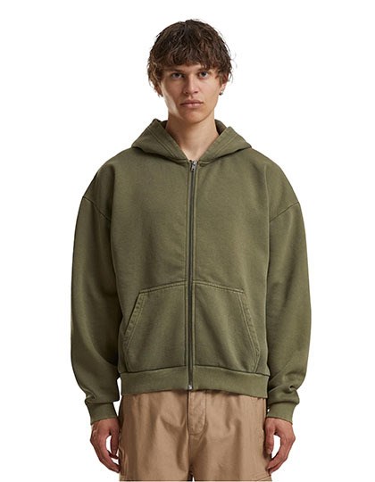 Build Your Brand - Vintage Heavy Zip Hoodie
