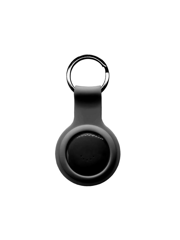 Smart Tag 06 mit Schutzhülle kompatibel mit Apple "Wo ist?" Netzwerk Schwarz