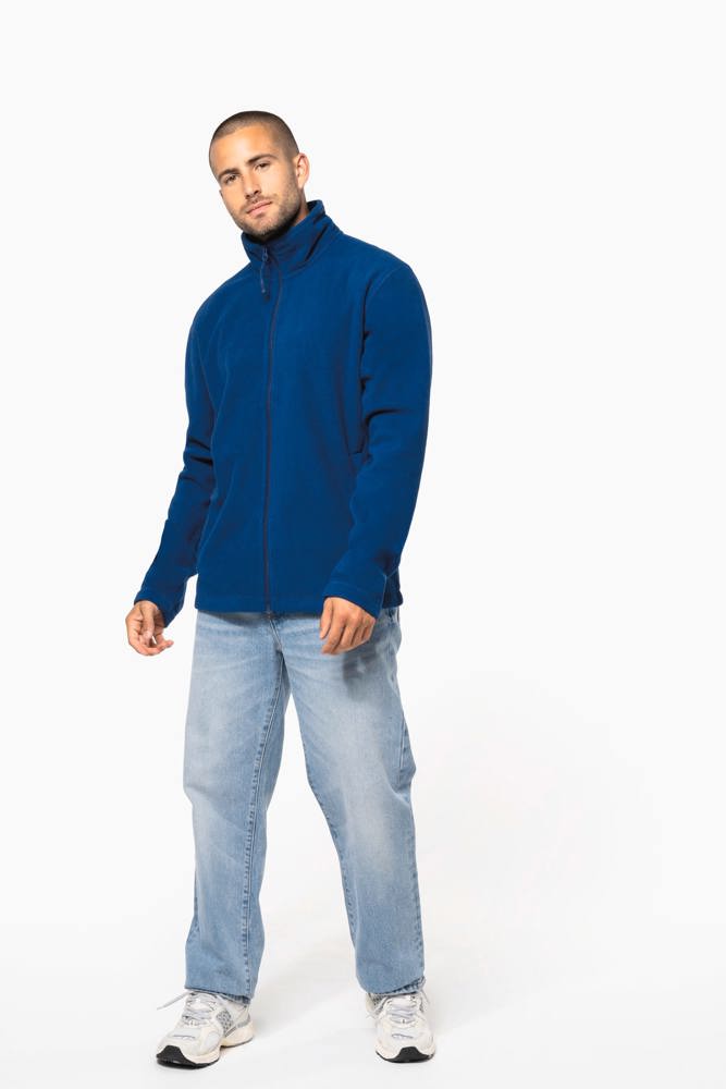 K911A - Mikrofleece-Jacke mit Reißverschluss für Herren