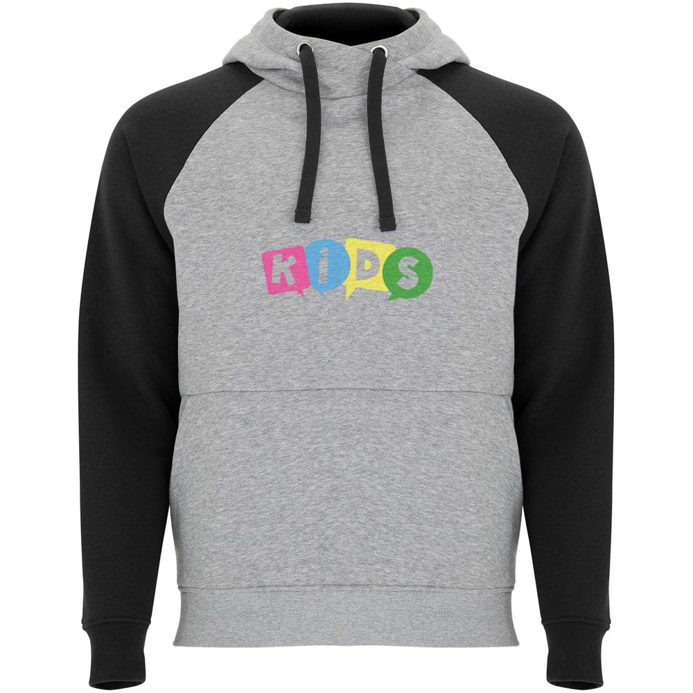 Badet 280 g/m² zweifarbiger Kapuzenpullover für Kinder
