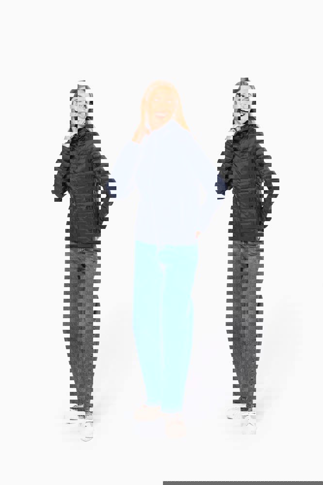 K6111 - Leichte Damen-Steppjacke mit Kapuze K6111 - Leichte Damen-Steppjacke mit Kapuze